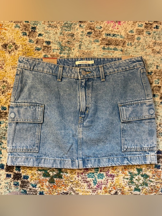 Levi's Dresses & Skirts - Levi's 94 denim cargo mini skirt